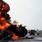 Petrol tanker explosion. [Getty Images]