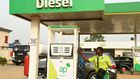 An attendant sells diesel to a motorist at a filling station at Warewa, along Lagos Ibadan expressway, Ogun State, southwest Nigeria. [Getty Images]