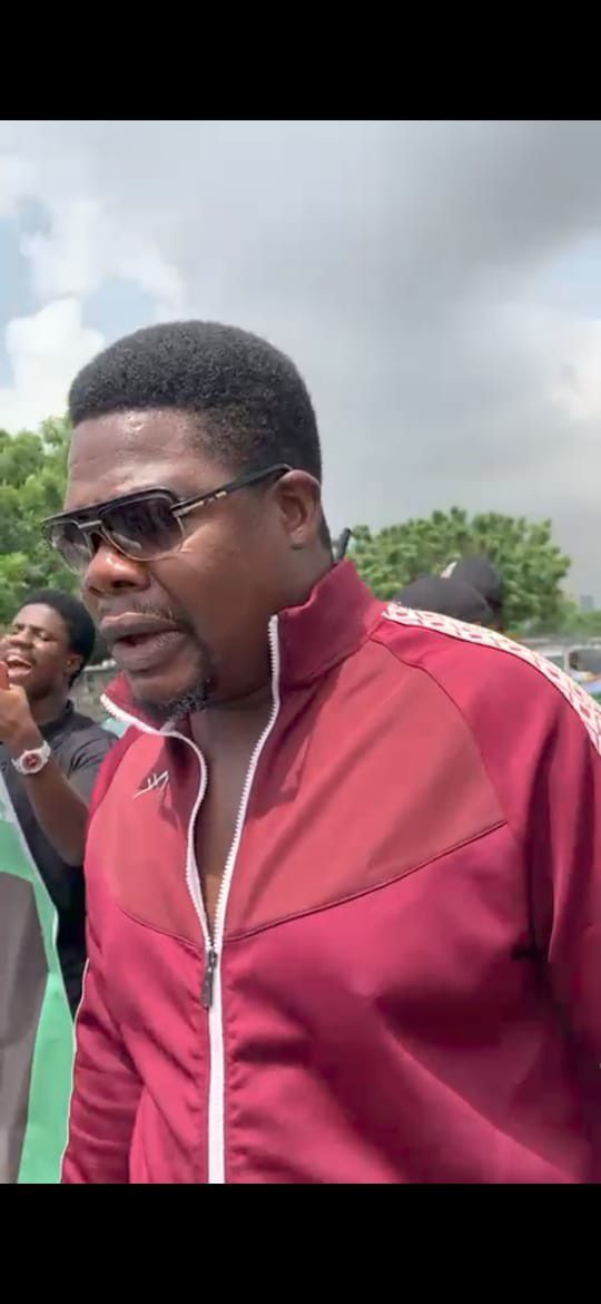 Mr Macaroni led the peaceful walk during the 3rd anniversary of the Lekki massacre [Pulse Nigeria]