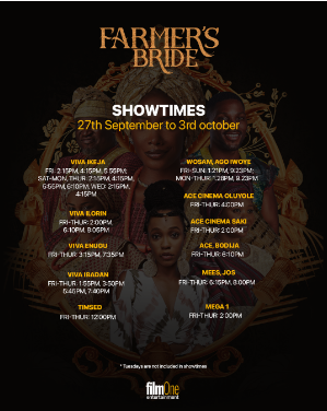 Farmer’s Bride is now showing across cinemas Nationwide!