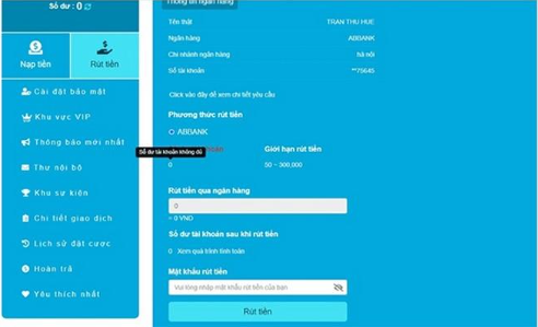 Detailed instructions on how to withdraw money from Hi88 for newbies.