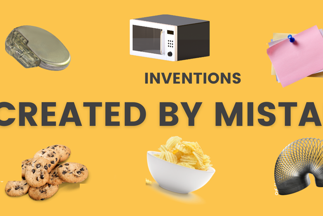 These were invented by mistake [DiversifiedSpace]