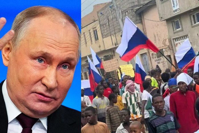 US, UK want to destroy our bond with Nigeria, Russia reacts to flag saga during protest