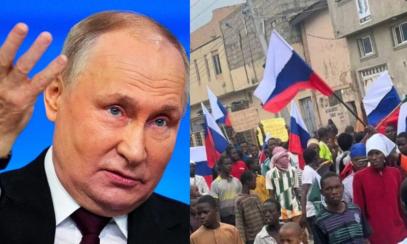 US, UK want to destroy our bond with Nigeria, Russia reacts to flag saga during protest