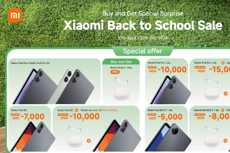 Xiaomi Nigeria Back-to-School Promotion: Gear up with amazing offers on Redmi Pads and Buds!