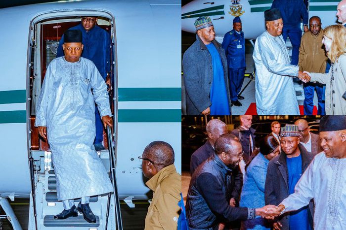 Vice President Kashim Shettima arrives in Sweden on Thursday, October 17. [X, formerly Twitter]