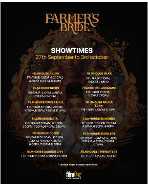 Farmer’s Bride is now showing across cinemas Nationwide!