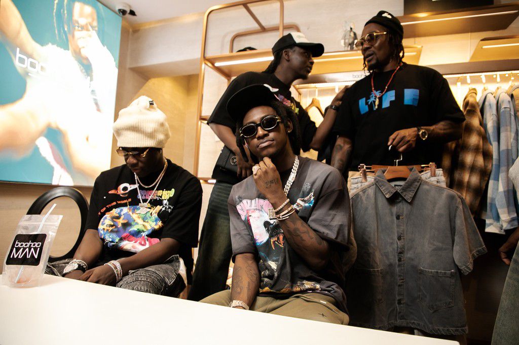 BoohooMAN Nigeria debuts with a star-studded event & Shallipopi collaboration
