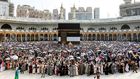 Muslim pilgrims perform the farewell circumambulation or "tawaf", circling seven times around the Kaaba, Islam's holiest shrine, at the Grand Mosque in the holy city of Mecca on June 18, 2024. [Getty Images]