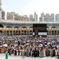 Muslim pilgrims perform the farewell circumambulation or "tawaf", circling seven times around the Kaaba, Islam's holiest shrine, at the Grand Mosque in the holy city of Mecca on June 18, 2024. [Getty Images]