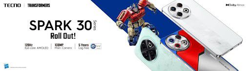 TECNO SPARK 30 series launches with TRANSFORMERS edition in Nigeria, offering a best -in-class experience of seamless playability and durability