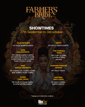 Farmer’s Bride is now showing across cinemas Nationwide!
