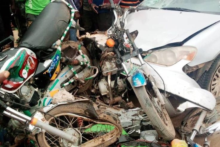 Driver hits motorcyclist