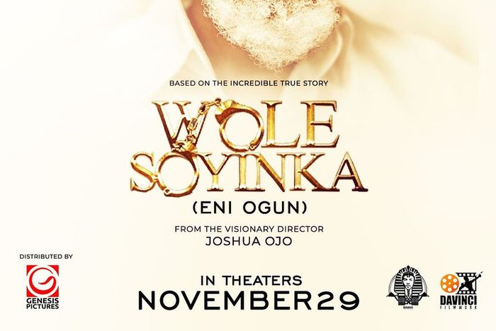 Watch Lateef Adedimeji, Segun Arinze in the ‘Wole Soyinka – Eni Ogun’ biopic [Instagram/@officialjoshuaojo]