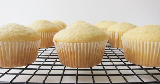 Eggless Vanilla Cupcakes with Coconut Milk (Carve your craving)