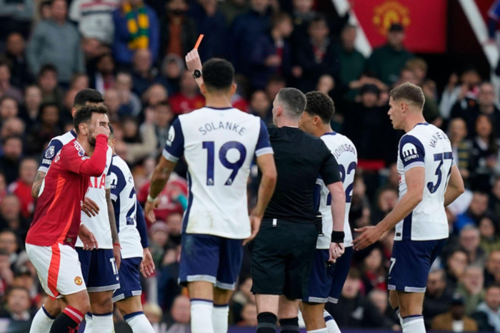 'Maddison said it' — Bruno Fernandes defends red card incident in Man United defeat to Tottenham