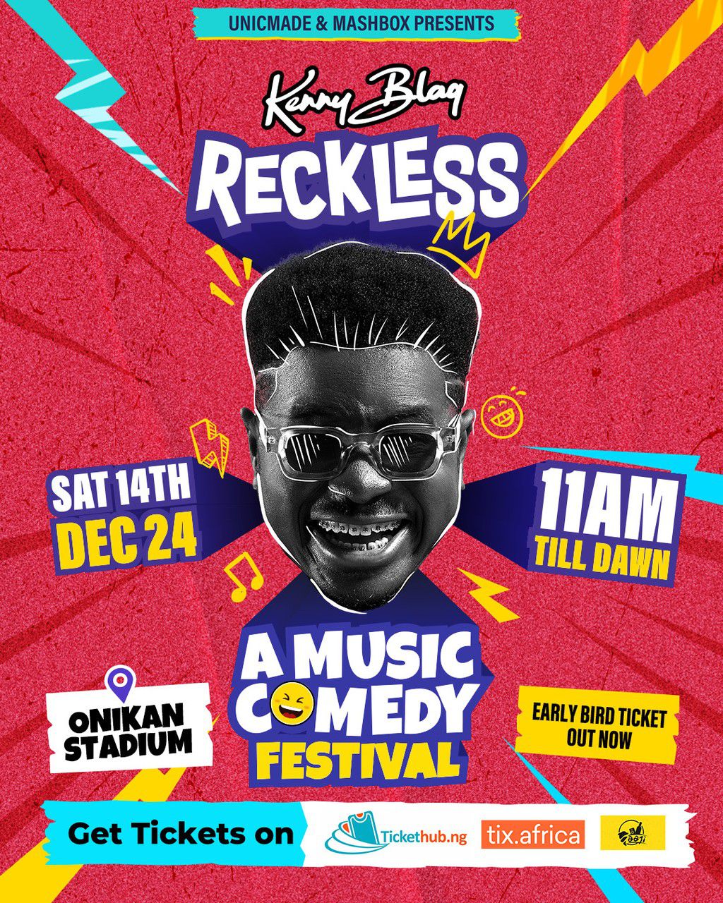 Kennyblaq Reckless Musicomedy Festival: Redefining entertainment in Africa