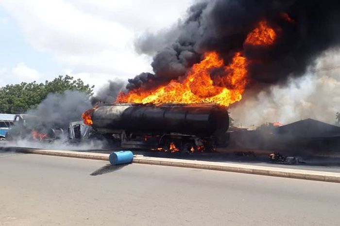 Mother of 4 dies after sustaining severe burns from tanker fire incident