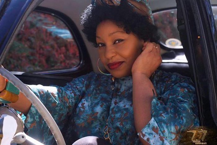 Rita Dominic stars in the upcoming movie, 77: The FESTAC Conspiracy. [Instagram/@izu_ojukwu]