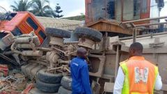 Driver dies as trucks collide in Lagos [NAN]