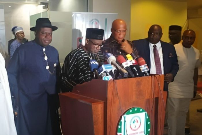 PDP governors. [Facebook]