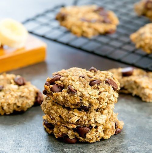Eggless Oatmeal and Banana Cookies (Kirbie Cravings)
