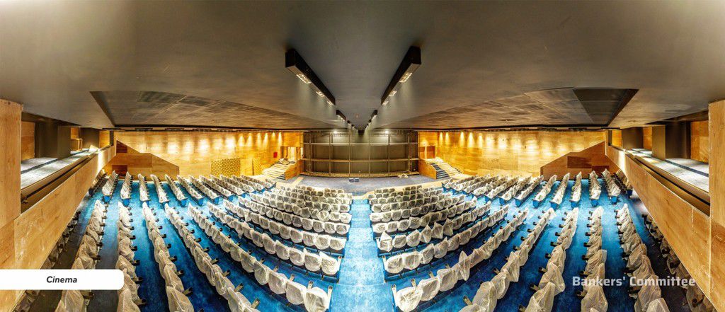 The interior of the National Arts Theatre renovated by Bankers' Committee.