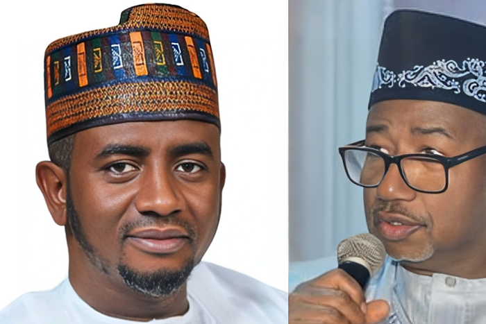 L-R: Senator  Shehu Umar Buba of Bauchi South and Governor Bala Mohammed of Bauchi State.