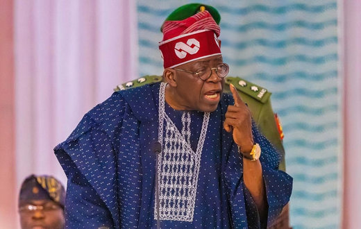 President Bola Tinubu. [X, formerly Twitter]