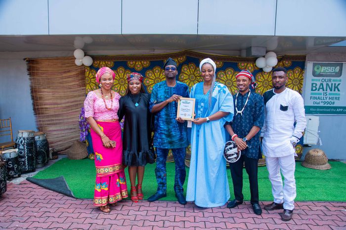 A cross section of 9 Payment Service Bank staff during award presentation at the 2024 Customer Service Week activity held at the bank’s head office in Victoria Island, Lagos