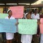 Ogun nurses protest alleged slapping of colleague by doctor at theatre suit  [NAN]