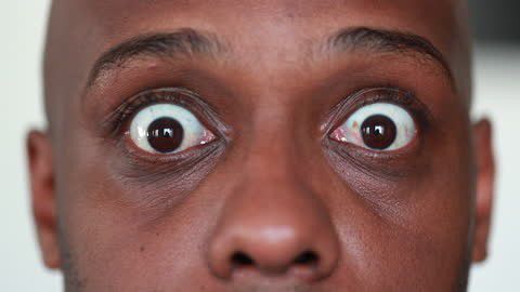 Wide eyes are a sign of surprise [iStock]