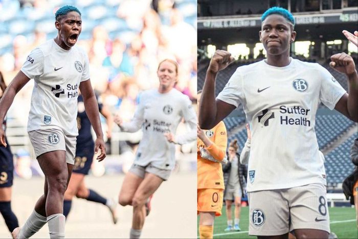 Watch Asisat Oshoala score winning penalty for Bay FC against Seattle Reign