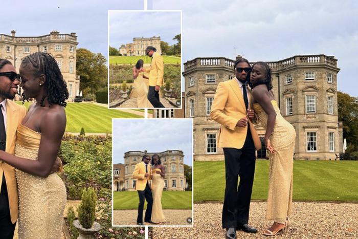 Engagement Photos? Noah Lyles and Junelle Bromfield stun in gorgeous new photos wearing matching outfits