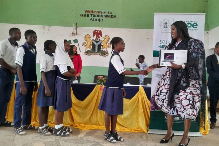Tinubu begins distribution of computers to public schools, targets 5m nationwide