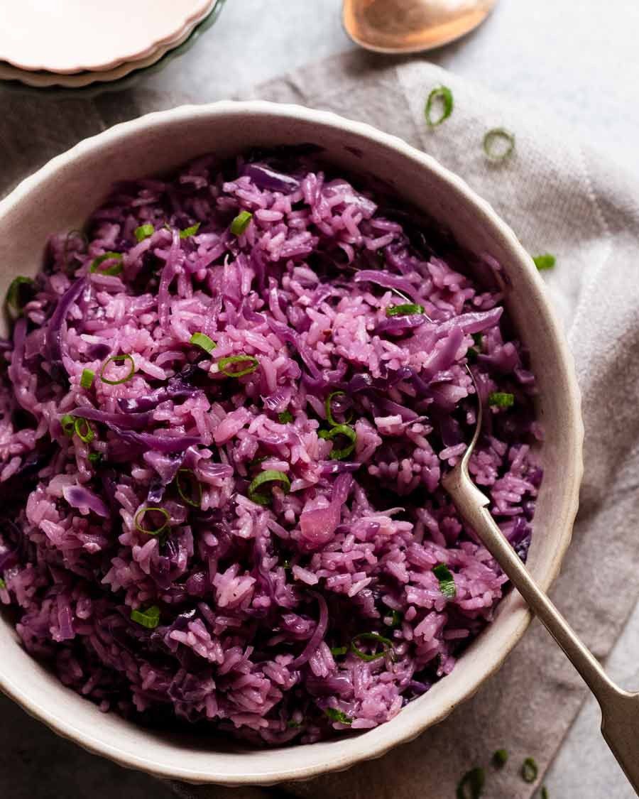 Purple rice [RecipeTinEats]