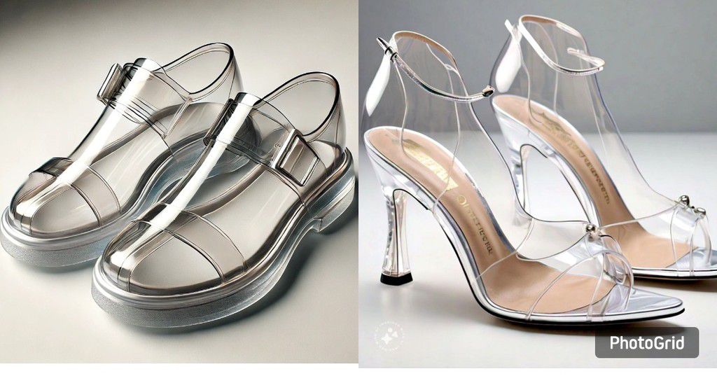 The see-through design gives a clean, futuristic aesthetic, and they pair well with nearly any outfit