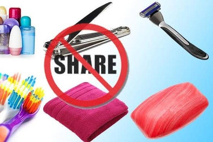 Everyday items you should never share [TheReflector]