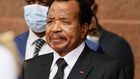 Cameroon's President Paul Biya waits for the arrival of France's President Emmanuel Macron (unseen) for talks at the Presidential Palace in Yaounde, on July 26, 2022. [Getty Images]