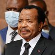 Cameroon's President Paul Biya waits for the arrival of France's President Emmanuel Macron (unseen) for talks at the Presidential Palace in Yaounde, on July 26, 2022. [Getty Images]
