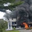 Ikwerre LG Secretariat is one of the three public properties that were set on fire by thugs following a local government election in Rivers State.