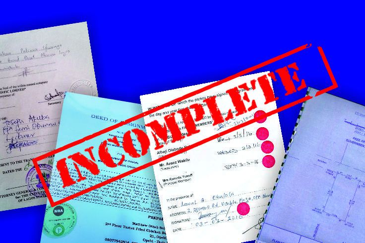 Incomplete documentation [OmonileLawyer]