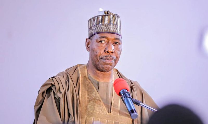 Governor Babagana Zulum of Borno State. [Facebook]