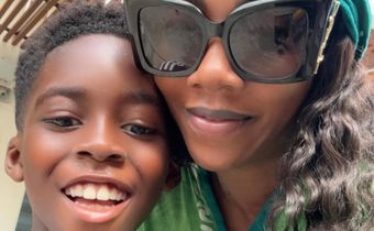 Tiwa Savage and her son, Jamil [Instagram/@officialjamilbalogun]