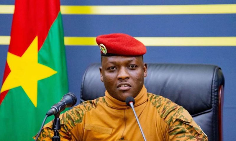 Burkina Faso's military leader, Captain Ibrahim Traoré