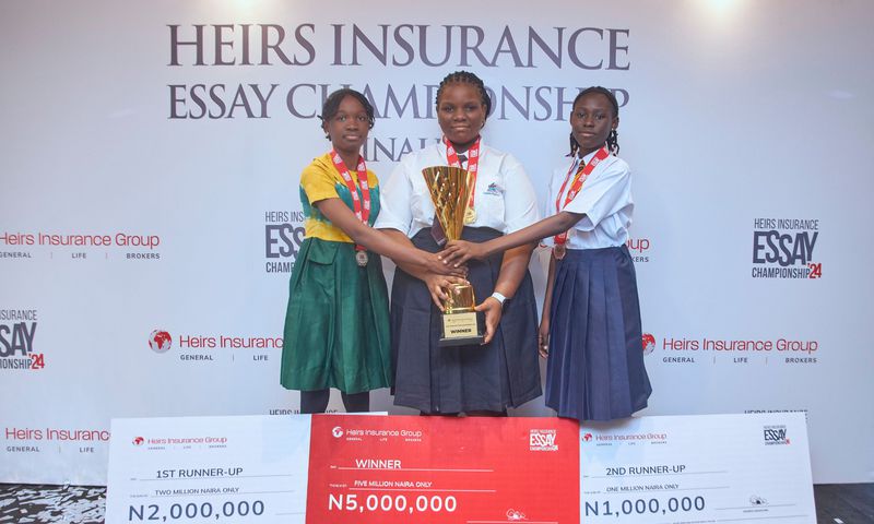 Applications open for Heirs Insurance Essay Championship, students & teachers included in N10.5m prizes