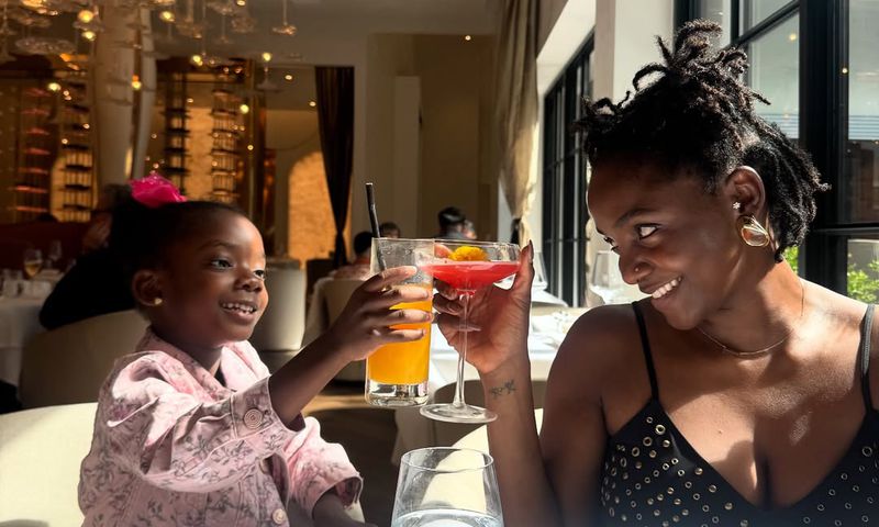 Simi and her daughter Adejare