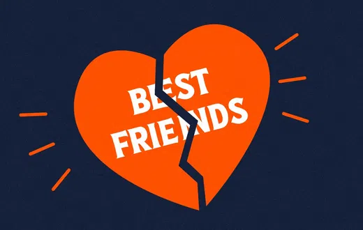 Friendship breakups hurt