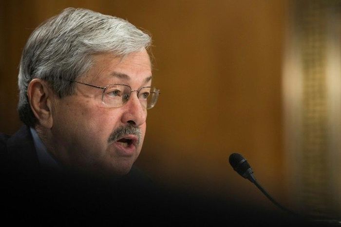 Beijing summoned US Ambassador Terry Branstad and "lodged solemn representations over US sanctions", according to Chinese state media