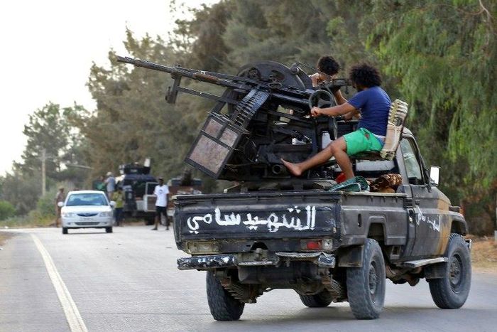 Libya has been mired in chaos since the 2011 fall of dictator Moamer Kadhafi, with the GNA (loyal militiamen pictured September 25, 2018) failing to impose itself over a myriad of militia groups and a rival administration challenging it